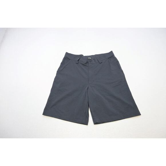 Under Armour Golf Shorts HeatGear Loose Black Flat Athletic Stretch Mens Sz 32 - Picture 2 of 4